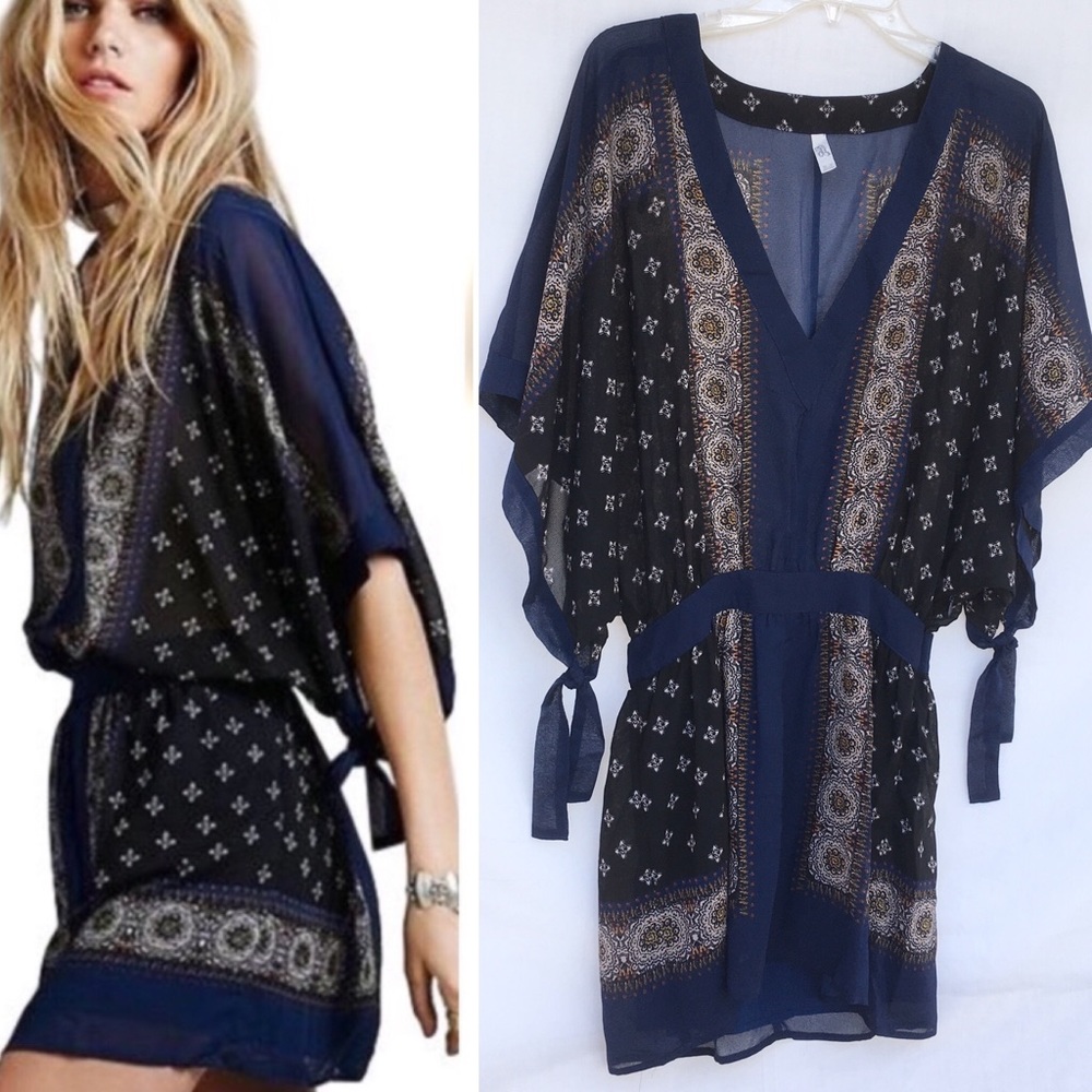 FREE PEOPLE • Boho Kimono Dress